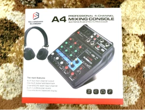 Consola de mezcla profesional Secondary Element A4 4 canales 2 bandas marca ecualizador - Imagen 1 de 4