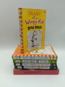 Diary of a Wimpy Kid by Jeff Kinney 4 5 8 10 Bundle & Captain Underpants - Picture 1 of 6