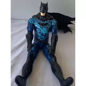 Batman Action Figure With Cape 12" Blue & Black - Picture 1 of 6