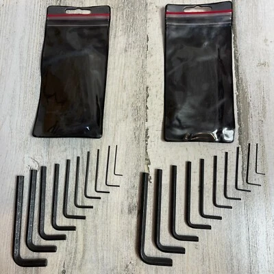 2  Eklind 10 Pc Hex Key Allen Wrench Set USA SAE 1/4" 7/32" 3/16" 5/32" 1/8 3/32 - Image 1 of 4