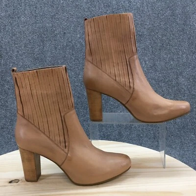 Kenneth Cole Reaction Ankle Booties Womens 9.5M Brown City Break Casual Leather - Image 1 of 4