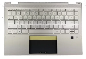 NEU HP PAVILION X360 14-DW Palmrest Gehäuse Keyboard Deutsch Tastatur L96521-041 - Bild 1 von 2