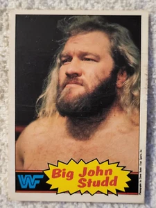 1985 O-Pee-Chee WWF Wrestling Trading Card #12 Big John Studd - Imagen 1 de 4