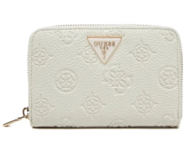 GUESS SWPG93 49140 CRESIDIA SLG MEDIUM ZIPAROUND PORTAFOGLIO DONNA ZIP OFF WHITE - Immagine 1 di 3