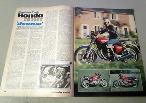 Honda CB-250 T Traummotorrad 1977 - original Straßenprüfartikel - Bild 1 von 1