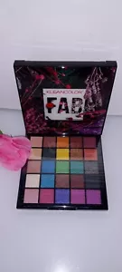 KleanColor FAB Shimmer Eyeshadow Palette 25 Shimmering Glitter Shades - Picture 1 of 3