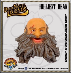 Dime Novel Legends 1:18 scale (4") "Jolliest Bean" head - Bild 1 von 1