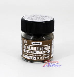 MR Hobby Color Gunze GSI Creos MR Weathering Paste Mud Brown WP01 40ml - Bild 1 von 2