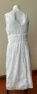 Connected Apparel  Women Dress - Size 12 - White - Picture 1 of 3