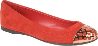 Pisos de ballet de gamuza Fergie Brio Too naranja - 6M - Precio de venta sugerido por el fabricante 79,99 USD Foto 1 de 4