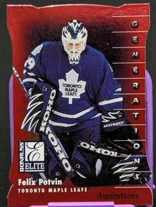 1997-98 Donruss Elite Aspirations FELIX POTVIN #100 /750 Die Cut - Free Shipping - Picture 1 of 2