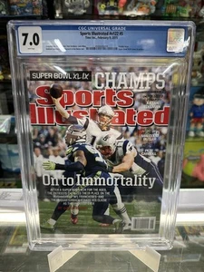 Sports Illustrated February 9 2015 Tom Brady New England Patriots Graded CGC 7.0 - Picture 1 of 2