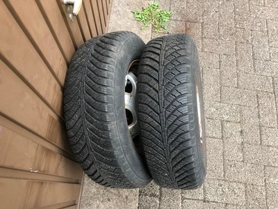 2xkomplette Allwetterreifen+Felgen 175/70R13 82T für Mitsubishi Colt,Lancer,Mira - Bild 1 von 4