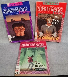 Lot of 3 The Nightmare Room by R.L. Stine Paperback Books (Evil, Liar, Howler) - Bild 1 von 11