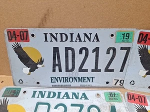 INDIANA ENVIRONMENT LICENSE PLATE, 5 different available - Picture 1 of 6