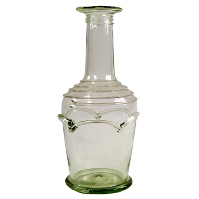 Medieval Merovingian Glass Bottle French Decanter h21cm MCM - Image 1 of 4