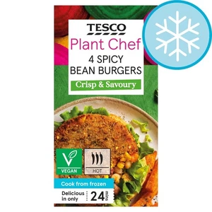 Plant Chef 4 Spicy Bean Burgers 454G - Picture 1 of 1