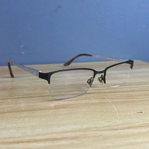Ralph Lauren Eyeglasses Frames RL 5089 9281 Black Silver Rectangular Frames Only - Picture 1 of 9