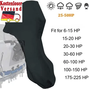 Boat Boat Motor Cover Waterproof Uv-Proof Full Outboard Motor Cover Fade and Cra - Bild 1 von 13