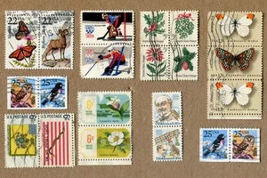 USA POSTAGE STAMPS Mix Lot of 21 United States of America POSTAGE STAMPS #U1 - Picture 1 of 1