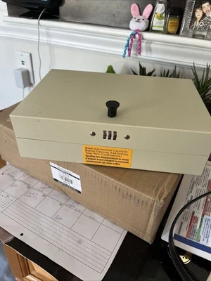 Key Cabinet – Wall Mount, Holds 28 Keys, Steel, Combination Lock - Made un USA - Image 1 of 4