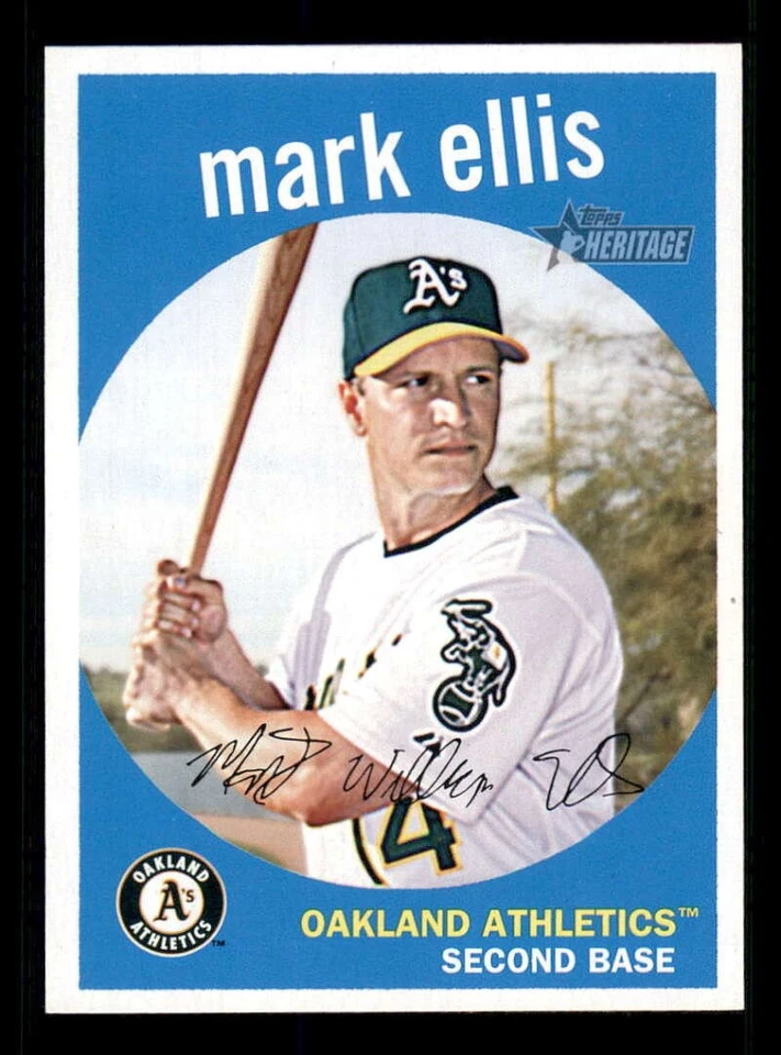 2008 Topps Heritage High Numbers Baseball #501-720 Base Card Singles (You Pick)  - Image 1 of 1