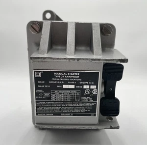 2510FR2 - Arrancador manual Square D 16A 277VAC 2 polos caballos de fuerza fraccionales NEMA 7 - Imagen 1 de 6