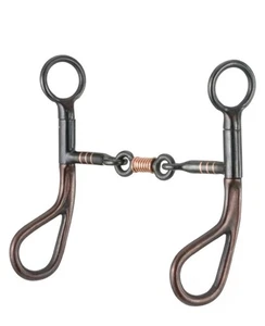 Kelly Silver Star Bit - Lágrima Dogbone Snaffle - Boca de 5 pulgadas - Imagen 1 de 5