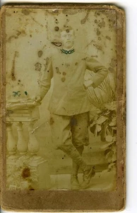 PHOTO CDV  ITALIA MONDOVI, un militaire prend la pose hand tinted vers 1880 - Picture 1 of 2