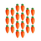  20 pièces boucles d'oreilles à dos plat de Pâques bricolage artisanat carotte accessoires carottes