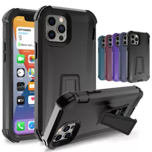 Shockproof Case For iPhone 12 11 Pro Max Xr 6 6s 8 7 Plus SE Heavy Duty Cover - Picture 1 of 35