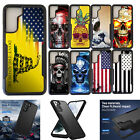For [Samsung Galaxy S21][DUAL TACTICAL][Hybrid Two Piece Case] Black Case