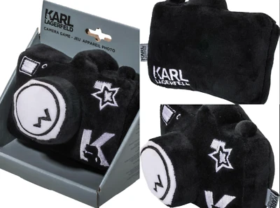 Karl Lagerfeld Haustiere Hunde Katzen Plüsch-Spielzeug Camera Game mit Geräusch