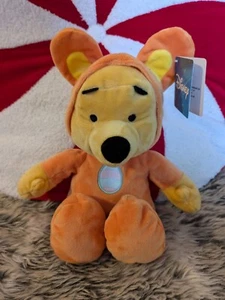Winnie the Pooh Easter 10” Sitting Plush Dressed As Bunny New With Tags Gift  - Picture 1 of 9