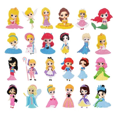 Kids Various Sticker Set Diamond Digital Painting Art Decoration Kids DIY Crafts - image 1 of 4