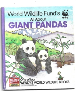 All About Giant Pandas World Wildlife Fund Hardcover 1988 Wendy's Promotion - Picture 1 of 2