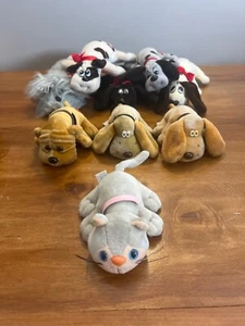 Lote de 9 peluches vintage Pound Puppies Kennel Kuddlees cachorro perro - Imagen 1 de 6