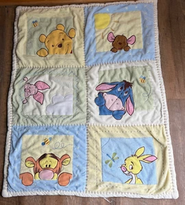 Disney Baby Winnie the Pooh and friends blanket comforter patch work quilt - Picture 1 of 11