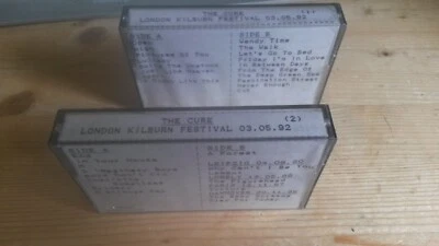 The Cure - Live recordings - LONDON Kilburn Festival 1992 rare archives tapes - Image 1 of 4