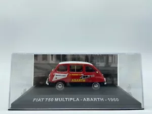 MODELLINO AUTO FIAT 750 MULTIPLA ABARTH - 1960 - EDICOLA -SCALA 1:43 LA MARMITTA - Foto 1 di 2