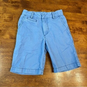 Gap kids 100% cotton blue khaki shorts size 8 - Picture 1 of 5