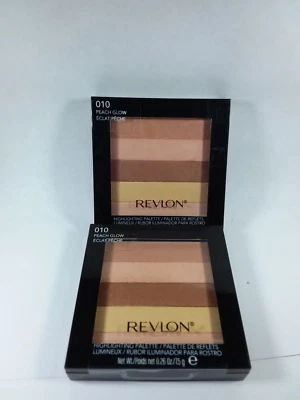 x2 Revlon Highlighting Palette 010 Peach Glow - Image 1 of 4