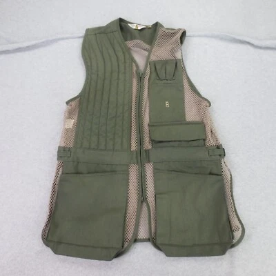 Vintage Bob Allen Full Zip Hunting Vest Medium Green USA Made Vented Breathable - Image 1 of 4