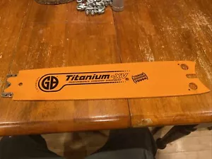 GB Titanium-XV Harvester Guide Bar JPS-25-80XV 25 inch .404 - Picture 1 of 4