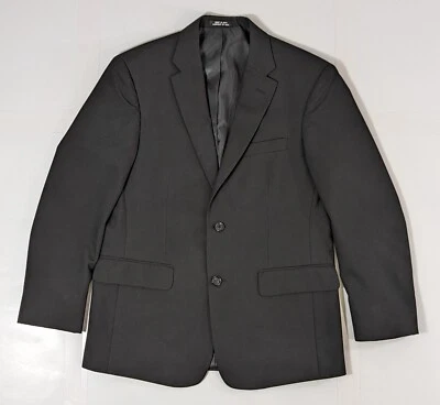 Blazer Oleg Cassini Para Hombre Formal Negro Traje Chaqueta Talla 39 Ajustado Foto 1 de 4