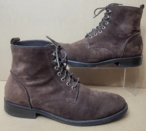 Johnston & Murphy Men's Size 10 M Brown Suede 1850 Lace up Work Combat - Picture 1 of 13