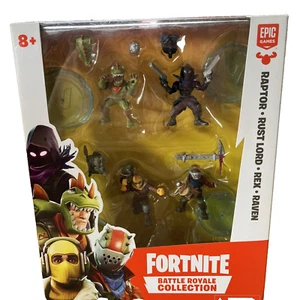 Fortnite Battle Royale Sammlung Epic Games Raptor Rust Lord Rex Raven Poseable - Bild 1 von 10