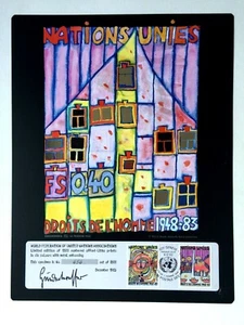 Friedensreich Hundertwasser Offset-Litho Print, "La Troisieme Peau" - Picture 1 of 5