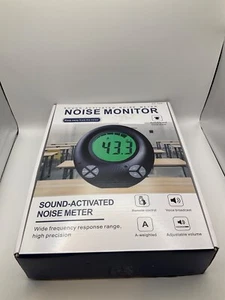 Misuratore di Decibel Digitale con Allarme, Misuratore di Livello Sonoro da Appendere a Parete da 35dB a 135d... - Foto 1 di 6