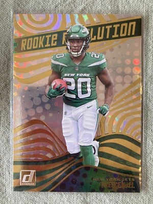 2022 Panini Donruss Football Rookie Revolution Breece Hall #REV-13 RC NY Jets - Image 1 of 2